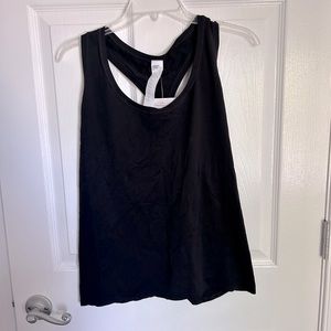NWT Fabletics Black Racerback Tank top
